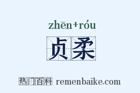 贞柔是什么意思的图片